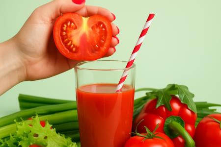 Tomatensaft: Der natürliche Kämpfer gegen Cholesterin, den fast jeder zu Hause hat